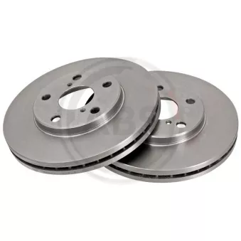 Jeu de 2 disques de frein avant A.B.S.