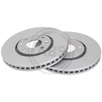 Jeu de 2 disques de frein avant A.B.S. 16901