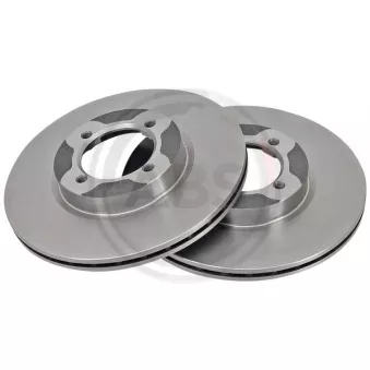 Jeu de 2 disques de frein avant A.B.S.