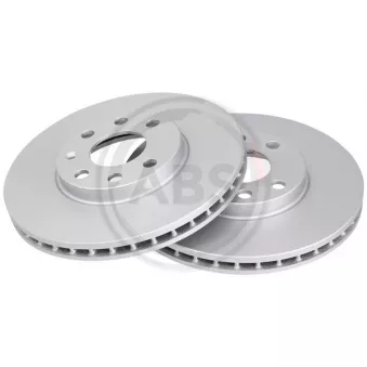 Jeu de 2 disques de frein avant A.B.S.