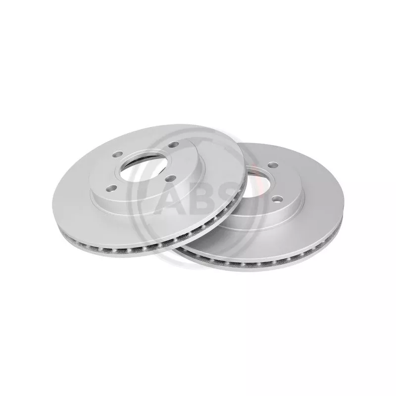 Jeu de 2 disques de frein avant A.B.S. 17007