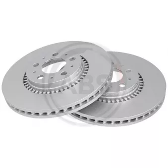 Jeu de 2 disques de frein avant A.B.S. 17012