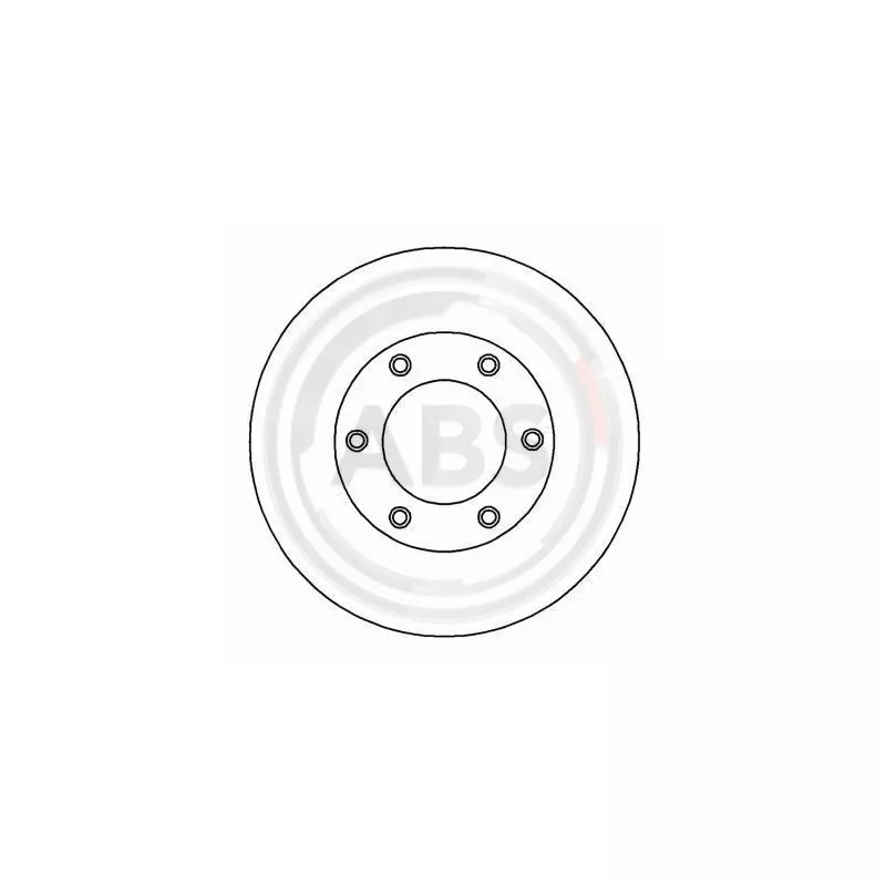 Jeu de 2 disques de frein avant A.B.S. 17015