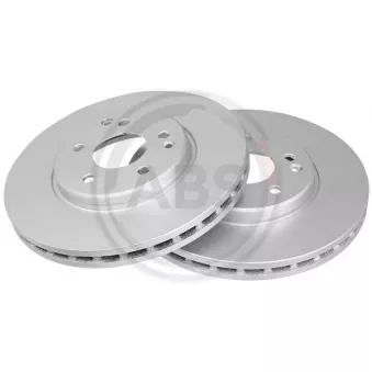 Jeu de 2 disques de frein avant A.B.S. 17017