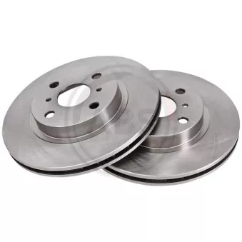 Jeu de 2 disques de frein avant A.B.S. 17019