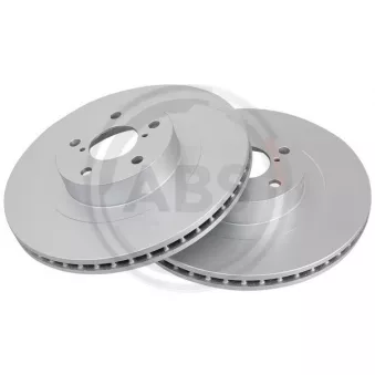 Jeu de 2 disques de frein avant A.B.S. 17020