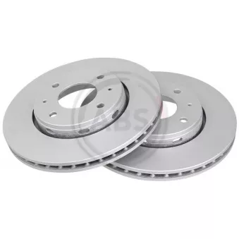 Jeu de 2 disques de frein avant A.B.S. 17022