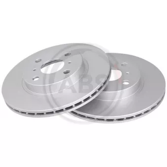 Jeu de 2 disques de frein avant A.B.S.