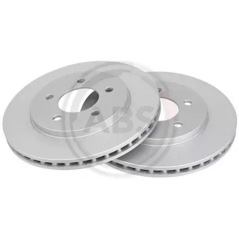 Jeu de 2 disques de frein avant A.B.S. 17033