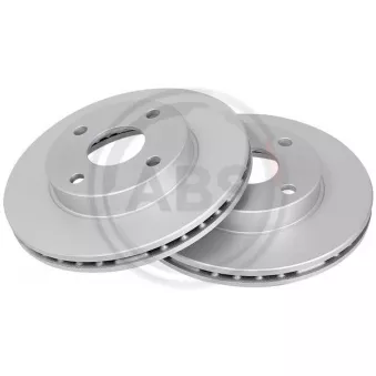 Jeu de 2 disques de frein avant A.B.S. 17093