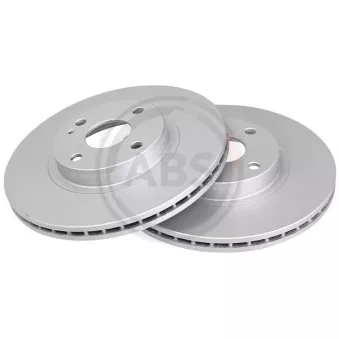 Jeu de 2 disques de frein avant A.B.S. 17098