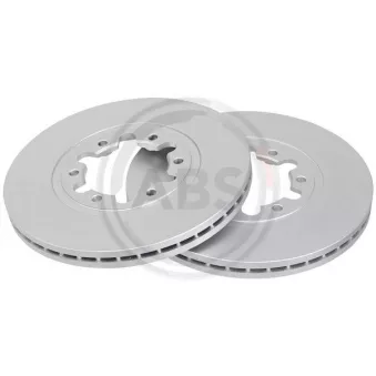 Jeu de 2 disques de frein avant A.B.S. 17104