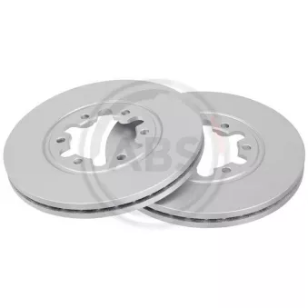Jeu de 2 disques de frein avant A.B.S. 17105