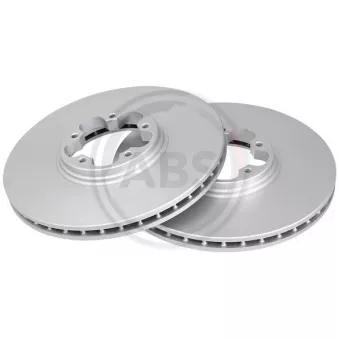 Jeu de 2 disques de frein avant A.B.S. 17115