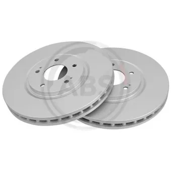 Jeu de 2 disques de frein avant A.B.S.