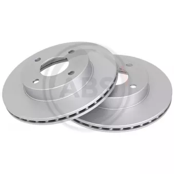 Jeu de 2 disques de frein avant A.B.S. 17146