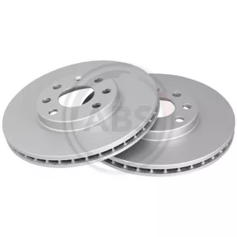 Jeu de 2 disques de frein avant A.B.S. 17148