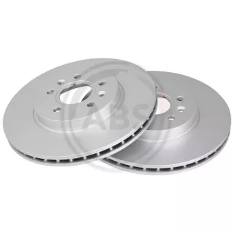 Jeu de 2 disques de frein avant A.B.S. 17151