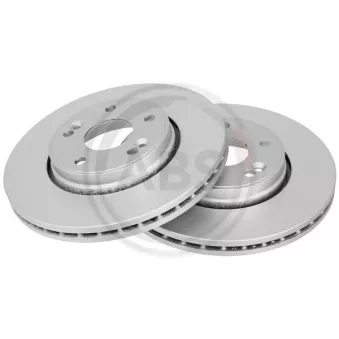 Jeu de 2 disques de frein avant A.B.S. 17153
