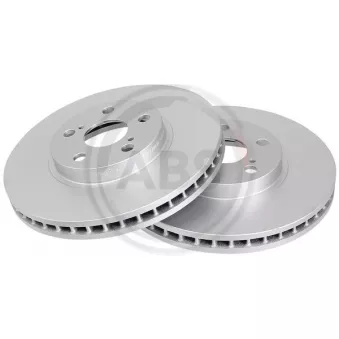 Jeu de 2 disques de frein avant A.B.S. 17181