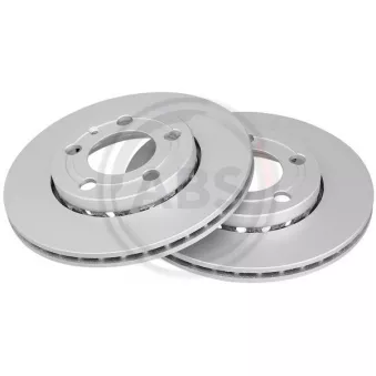 Jeu de 2 disques de frein avant A.B.S. 17194