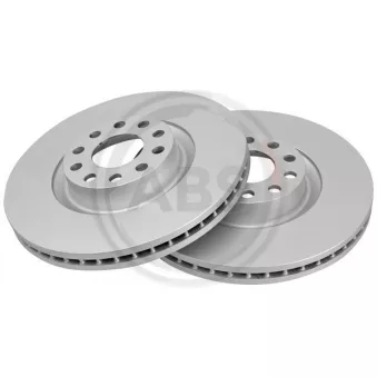 Jeu de 2 disques de frein avant A.B.S. 17239