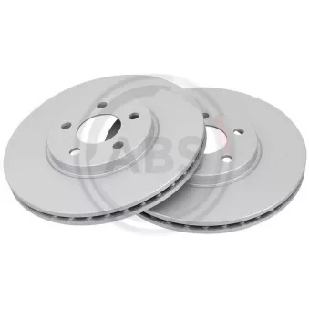 Jeu de 2 disques de frein avant A.B.S. 17319