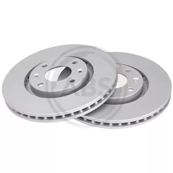 Jeu de 2 disques de frein avant A.B.S. 17338