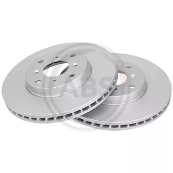 Jeu de 2 disques de frein avant A.B.S.