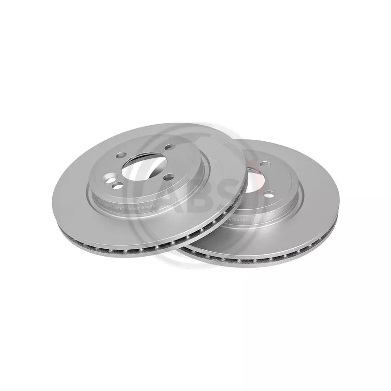 Jeu de 2 disques de frein avant A.B.S. 17349