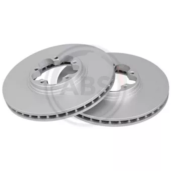 Jeu de 2 disques de frein avant A.B.S. 17356