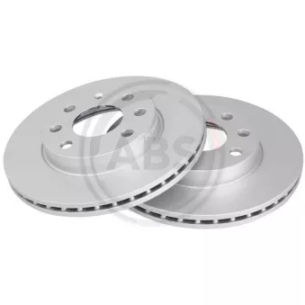 Jeu de 2 disques de frein avant A.B.S. 17362