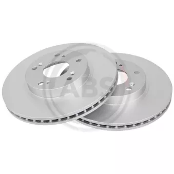 Jeu de 2 disques de frein avant A.B.S. 17386