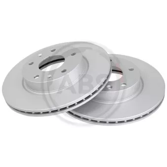 Jeu de 2 disques de frein avant A.B.S.