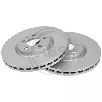 Jeu de 2 disques de frein avant A.B.S. 17406