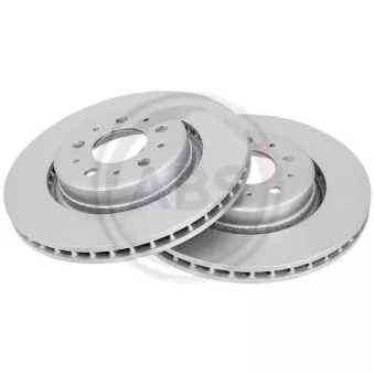 Jeu de 2 disques de frein avant A.B.S. 17410