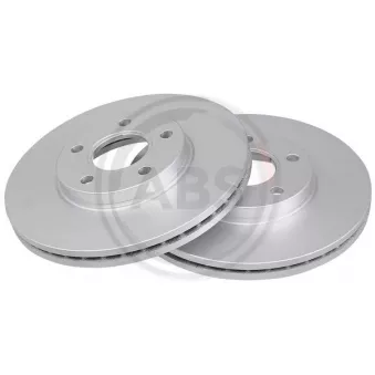 Jeu de 2 disques de frein avant A.B.S. 17416