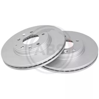 Jeu de 2 disques de frein avant A.B.S.