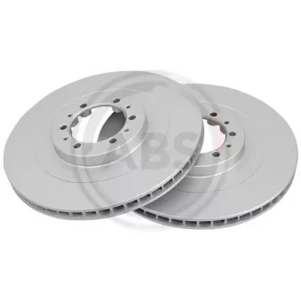 Jeu de 2 disques de frein avant A.B.S.