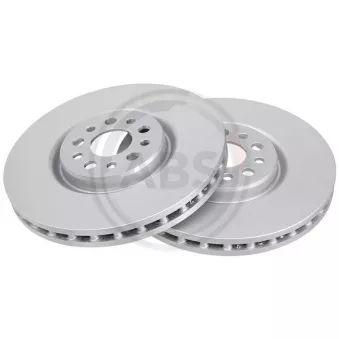 Jeu de 2 disques de frein avant A.B.S.