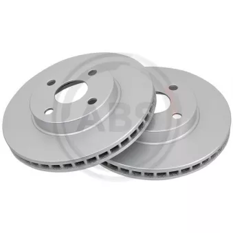 Jeu de 2 disques de frein avant A.B.S.