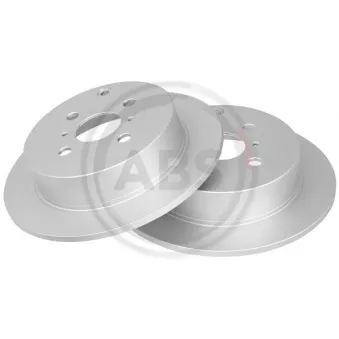 Jeu de 2 disques de frein arrière A.B.S. 17457