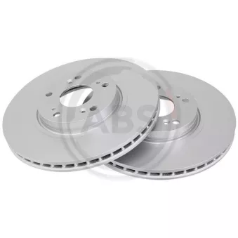 Jeu de 2 disques de frein avant A.B.S. 17464