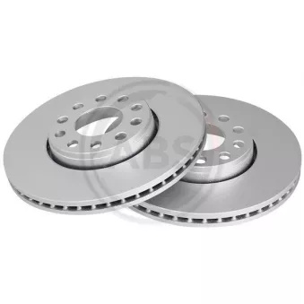 Jeu de 2 disques de frein avant A.B.S. 17527