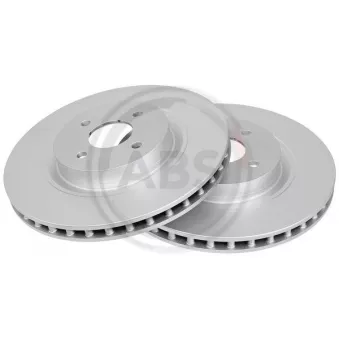 Jeu de 2 disques de frein avant A.B.S.