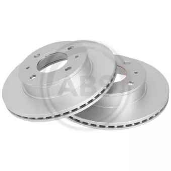 Jeu de 2 disques de frein avant A.B.S.