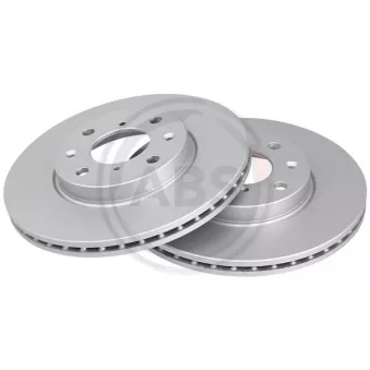 Jeu de 2 disques de frein avant A.B.S.