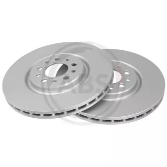 Jeu de 2 disques de frein avant A.B.S.