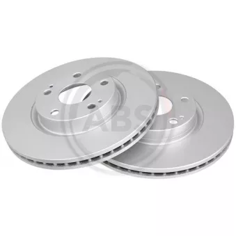 Jeu de 2 disques de frein avant A.B.S. 17608