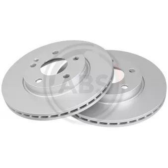 Jeu de 2 disques de frein avant A.B.S. 17646